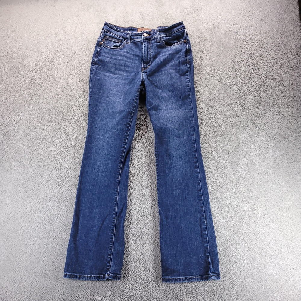 Judy Blue Jeans Women 30 Blue Bootcut JB82586DK Dark Wash Stretch Comfort